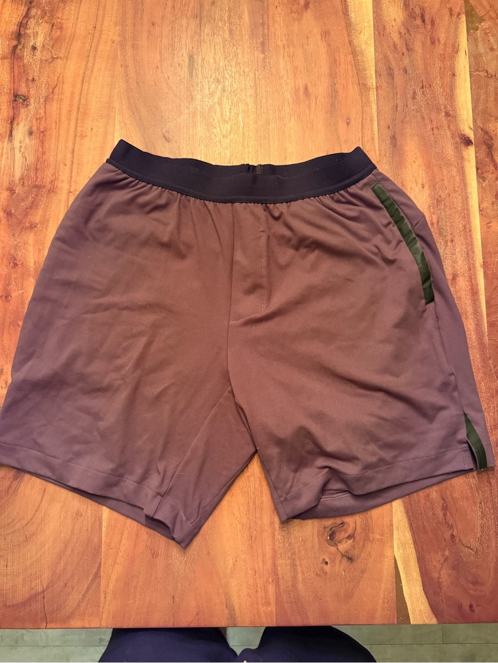 Columbia Brown Athletic Shorts with Black Waistband